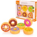 VIGA DREVENÉ DONUTY COOKIES DARY 6 KS.