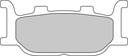 BRZDOVÉ DESTIČKY FERODO YAMAHA FZ6 N 04-2007 predné