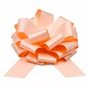Ozdobná mašľa na DARČEK, DIY losos, VEĽKÁ, 30 cm