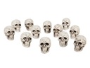 Halloweenska dekorácia - Taška 12 Bolandových plastových lebiek 4x3cm