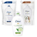Súprava tekutého mydla Dove + 2 x spotrebný materiál