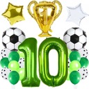 NARODENINOVÉ BALÓNY FUTBALOVÝ BALÓN ČÍSLO 10 SADA BALÓNOV PÁRTY POHÁR