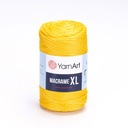 Yarnart makrame xl 3mm 142 / žltý reťazec