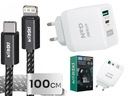 USB/USB-C NABÍJAČKA 33W S 1M KÁBLOM PRE iPHONE iPAD