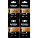 16x ALKALICKÉ BATÉRIE DURACELL OPTIMUM DURALOCK LR3 R3 V: 1,5 AAA