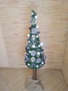Vianočný stromček na kornúte 160 cm s led dekoráciou