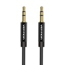 Audio kábel Vention BAGBG 3,5 mm 1,5 m čierny kovový