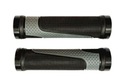 Okrúhle rukoväte s 2 čiernymi svorkami, 2 kusy, 130 mm rukoväte pre 13 cm bicykel