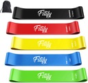 Sada posilňovacích pásov Fitness Fifty, 5 ks