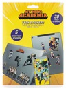 30 ks nálepiek My Hero Academia Team na notebook