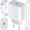 RÝCHLA NABÍJAČKA PRE IPHONE CUB 20W + 1M KÁBEL / USB-C - OSVETLENIE IPHONE