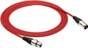 Mikrofónny kábel XLR - XLR 1,5 m červený