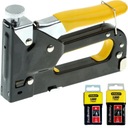 PRO TECHNIK zošívačka na čalúnenie + Stanley sponky 2000 kusov 6mm 8mm