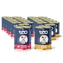 TEO krmivo pre psov bohaté na hovädzie/hydinové mäso 24x850g