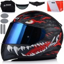 PRILBA NA MOTOCYKL LS2 FF353 RAPID II KAIJU 06 + ZRKADLO MODRÉ SKLO