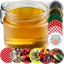 10x POHÁRKY NA SPRACOVANIE MEDU 330ML FI82 viečko