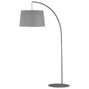 Elegantná moderná sivá stojaca lampa