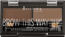 Paletka na obočie RIMMEL Brow This Way č.002 Medium