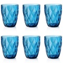 Sada pohárov 250ml poháre ELISE BLUE, 6 kusov