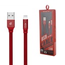 IPHONE 2.0A SOMOSTELOVÝ ČERVENÝ USB KÁBEL