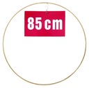 ZLATÝ MATNÝ prsteň/ráfik na lapače snov/makramé 85cm