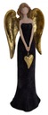 ANJEL ANJEL SO SRDCOM POSTAVKA 21 CM POLYRESIN