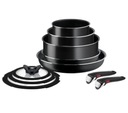 Sada hrncov Tefal Ingenio Easy Cook & Clean, nehrdzavejúca oceľ, 10 ks.