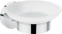 HANSGROHE LOGIS MYDLOVKA CHROM/ BIELE SKLO