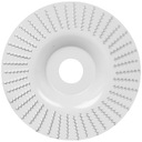 BRÚSNY BRÚSNY KOTÚČ NA BRÚSENIE DREVA, PLOCHÁ RAŠPĽA 125 mm