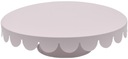 TORTA TANIER DEKORATÍVNY FRILL TORTA OCEL
