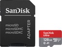 SanDisk microSDXC karta 128GB 140MB/s + SD adaptér
