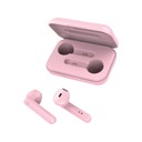 Bluetooth slúchadlá Forever TWE-110 Earp s nabíjacím puzdrom, ružové