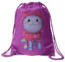 Cat Bag Gabi House Patterns Shoe Backpack RUŽOVÝ + ZDARMA MENO