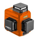 3D červený 360 3-riadkový laser v kufríku NEO