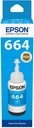 EPSON 664 CYAN T6642 ATRAMENT originál modrý 70ml