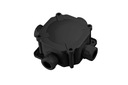 POVRCHOVÁ HERMETICKÁ BOX 97X97x47MM IP67 5X6MM2 PAWBOL A.0036C ČIERNA