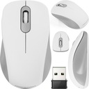 CLICKLESS MOUSE TICHÁ BEZDRÔTOVÁ MYŠ PRE LAPTOP POČÍTAČ VEĽKÝ ROZSAH