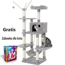 Cat's Cat Tree 154 cm svetlo šedá