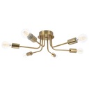 Závesné stropné svietidlo 6x E27 LED GOLD
