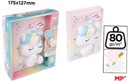 Zápisník s 3D obalom Unicorn