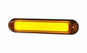 Žltá LED obrysová lampa, optické vlákno LD2333