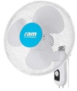 RAM 3-rýchlostný nástenný ventilátor Ø 40CM 40W