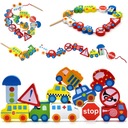 THREADER MONTESSORI BLOCKS CARS EDU WOOPIE