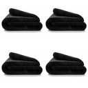 4x uterák 70x140 Euro Col. Amy 09 - 380 g/m2 Čierna