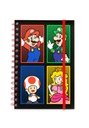 A5 linajkový zápisník so 160 stranami Super Mario