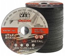 100ks ŠTÍTOVÉ REZNÉ KOTOUČE PRE KOVOVÝ OCEL HLINÍK INOX 125x1,2