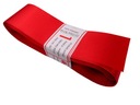 Prírodná stuha 6 cm červená 50 m Satin 11302