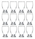 12x Pohár na nôžku na džúsové nápoje CAPRI 300ml