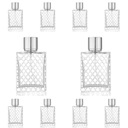Sklenená fľaša na parfum Crystal Diego Flacon Set 10x100ml