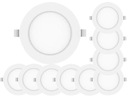 10x zapustený LED panel 6W SLIM držiak lampy pre závesný strop pre M-System